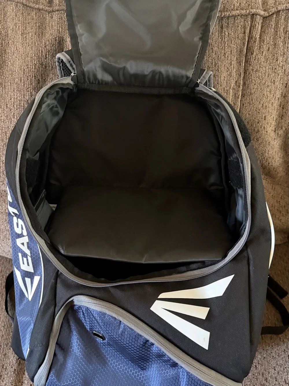 Eaton Blue and Black Baseball Sports Backpack